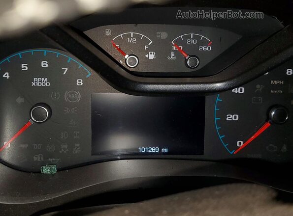 1GCGTCE35G1353171 2016 CHEVROLET COLORADO Brown Instrument cluster view