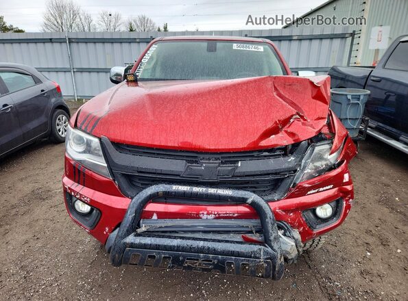 1GCGTCE37G1296973 2016 CHEVROLET COLORADO Red Դիմացի տեսք
