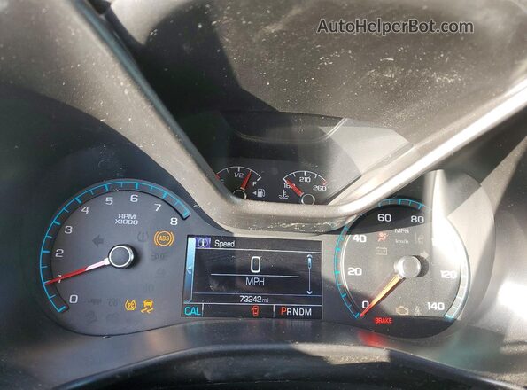 1GCGTCE38G1262119 2016 CHEVROLET COLORADO Orange Вид щитка приладів