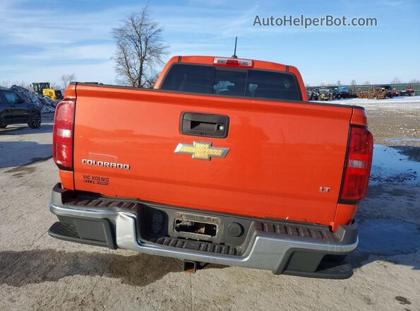 1GCGTCE38G1262119 2016 CHEVROLET COLORADO Orange Вид ззаду