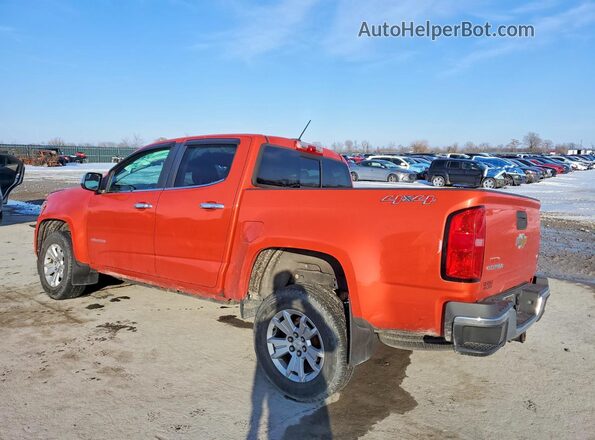 1GCGTCE38G1262119 2016 CHEVROLET COLORADO Orange Задня ліва чверть