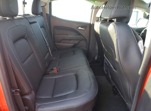 1GCGTCE38G1262119 2016 CHEVROLET COLORADO Orange Вид задніх сидінь