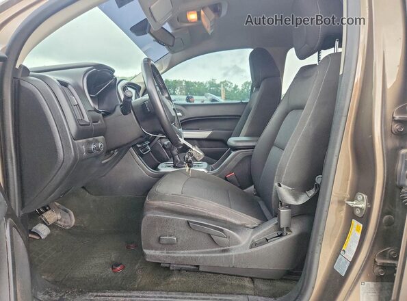 1GCGTCE39G1209753 2016 CHEVROLET COLORADO Brown Widok wnętrza z przodu