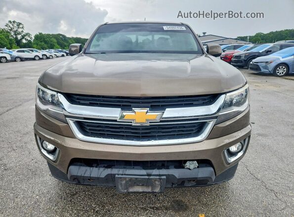 1GCGTCE39G1209753 2016 CHEVROLET COLORADO Brown Widok z przodu