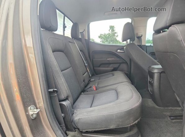 1GCGTCE39G1209753 2016 CHEVROLET COLORADO Brown Widok tylnych siedzeń