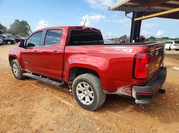 1GCGTCE3XG1199878 2016 CHEVROLET COLORADO Red უკანა მარცხენა