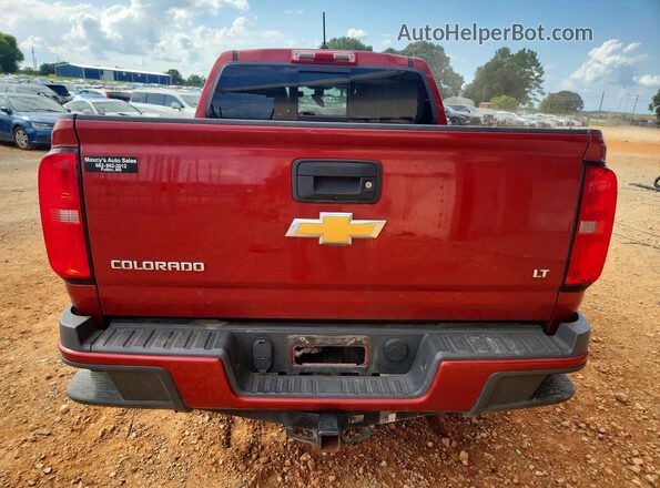 1GCGTCE3XG1199878 2016 CHEVROLET COLORADO Red უკანა ხედი