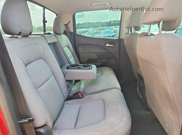 1GCGTCE3XG1199878 2016 CHEVROLET COLORADO Red უკანა სავარძლების ხედი