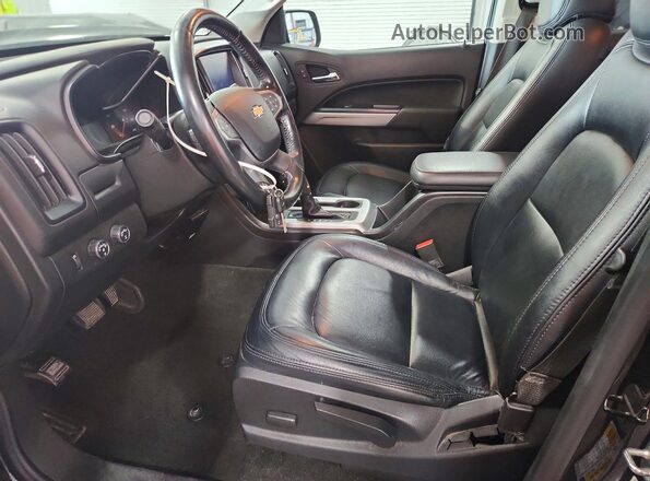 1GCGTCEN1J1144549 2018 CHEVROLET COLORADO Black წინა სალონის ხედი