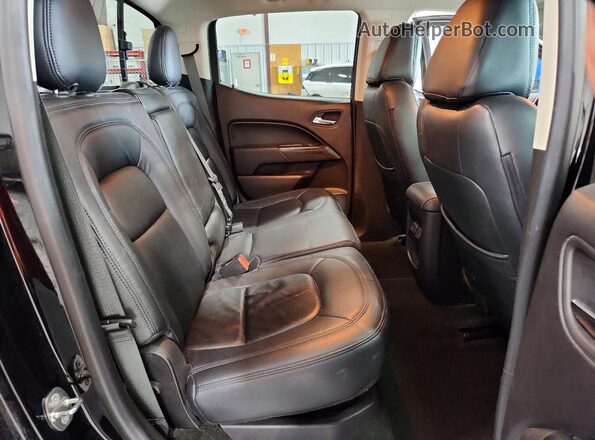 1GCGTCEN1J1144549 2018 CHEVROLET COLORADO Black უკანა სავარძლების ხედი