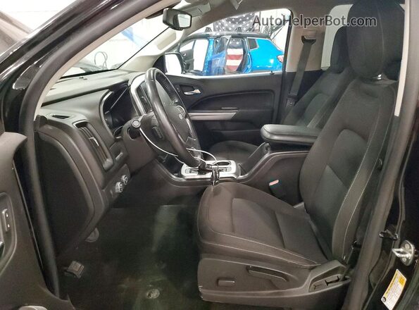 1GCGTCEN1J1156734 2018 CHEVROLET COLORADO Black Front interior view