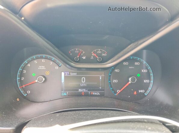 1GCGTCEN1J1251035 2018 CHEVROLET COLORADO Silver Widok zestawu wskaźników