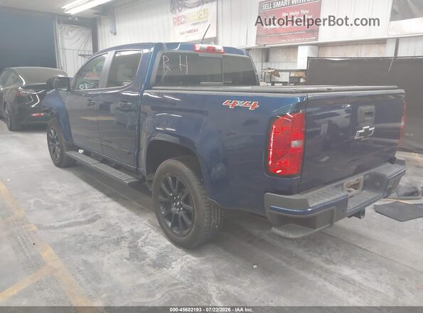 1GCGTCEN1K1264515 2019 CHEVROLET COLORADO Blue უკანა მარცხენა