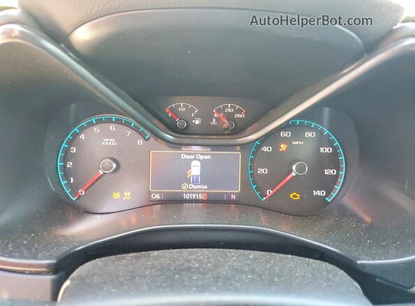 1GCGTCEN1L1212383 2020 CHEVROLET COLORADO Gray ხელსაწყოთა პანელის ხედი