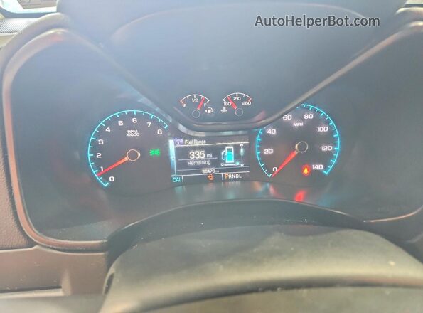 1GCGTCEN2H1243469 2017 CHEVROLET COLORADO Gray Instrument cluster view