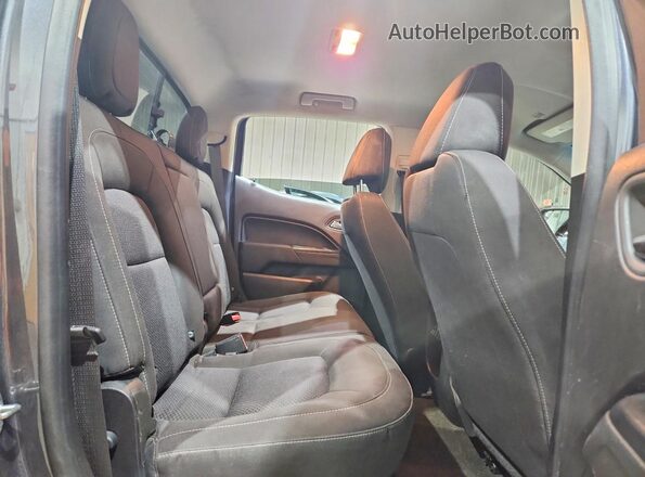 1GCGTCEN2H1243469 2017 CHEVROLET COLORADO Gray Rear seats view