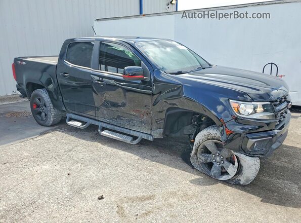 1GCGTCEN2M1142071 2021 CHEVROLET COLORADO Black წინა მარჯვენა