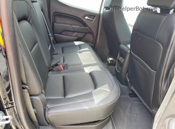 1GCGTCEN2M1142071 2021 CHEVROLET COLORADO Black უკანა სავარძლების ხედი