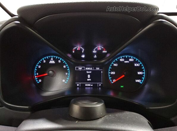 1GCGTCEN2N1242589 2022 CHEVROLET COLORADO Белый Вид щитка приборов