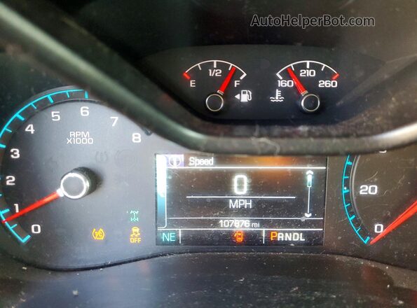 1GCGTCEN3J1128885 2018 CHEVROLET COLORADO Gray Սարքավորումների վահանակի տեսք