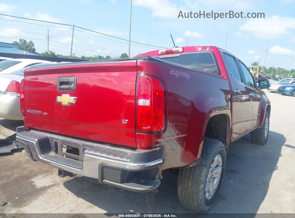 1GCGTCEN3J1254986 2018 CHEVROLET COLORADO Red Trasero derecho