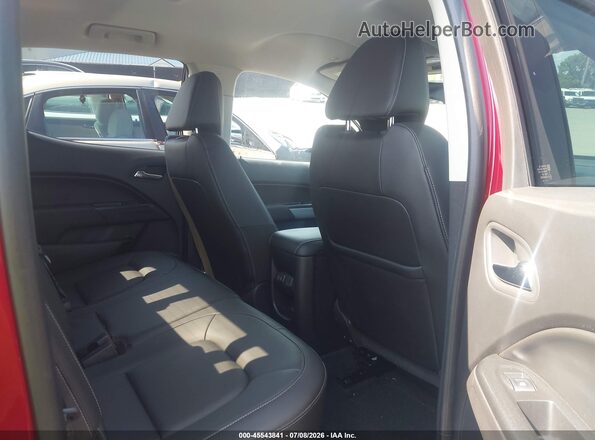 1GCGTCEN3J1254986 2018 CHEVROLET COLORADO Red Vista de la etiqueta del VIN