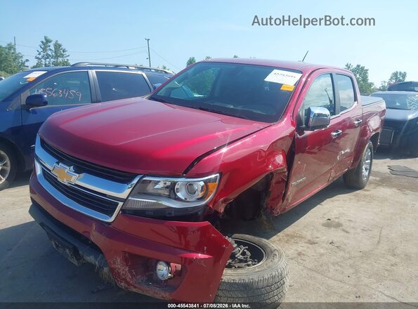 1GCGTCEN3J1254986 2018 CHEVROLET COLORADO Red Vista tres cuartos delantera izquierda
