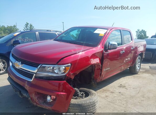 1GCGTCEN3J1254986 2018 CHEVROLET COLORADO Red Vista frontal