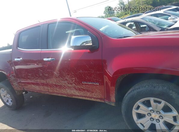1GCGTCEN3J1254986 2018 CHEVROLET COLORADO Red Vista interior trasera