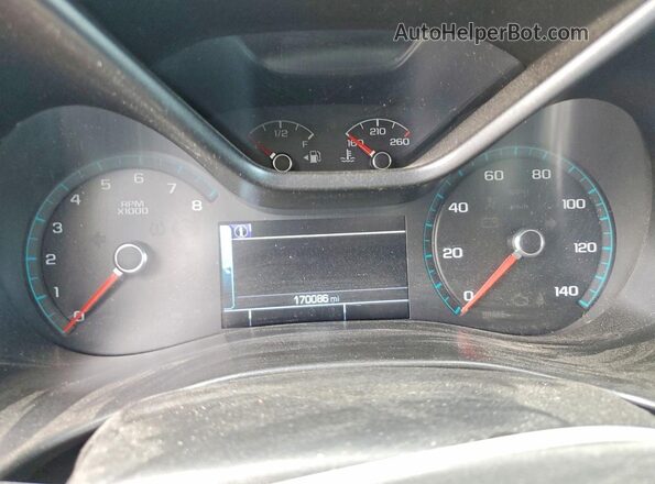 1GCGTCEN4H1185008 2017 CHEVROLET COLORADO Gray Instrument cluster view