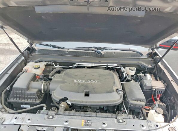 1GCGTCEN4M1107595 2021 CHEVROLET COLORADO Gray უკანა სალონის ხედი