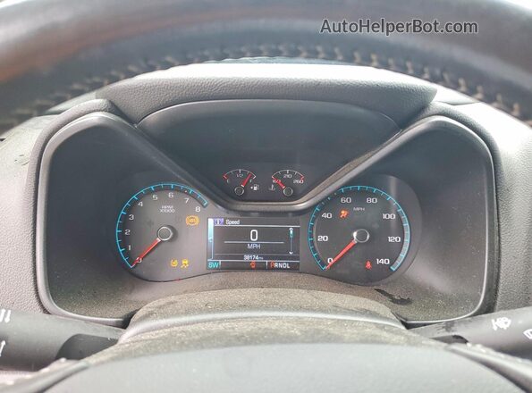 1GCGTCEN5J1307901 2018 CHEVROLET COLORADO Black Vista del cuadro de instrumentos