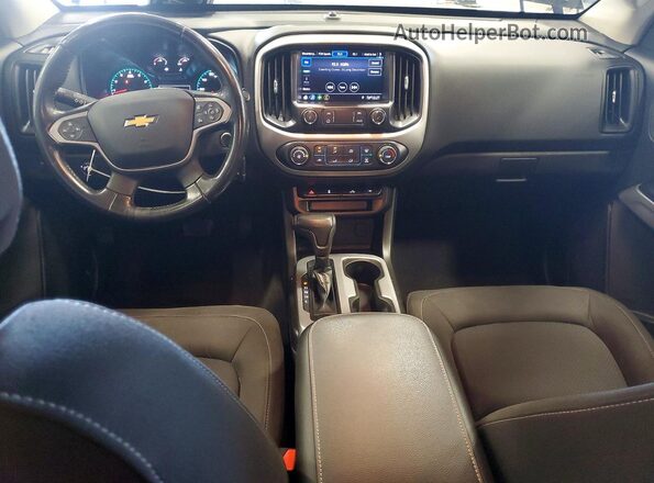 1GCGTCEN5M1274824 2021 CHEVROLET COLORADO Black წინა პანელის ხედი