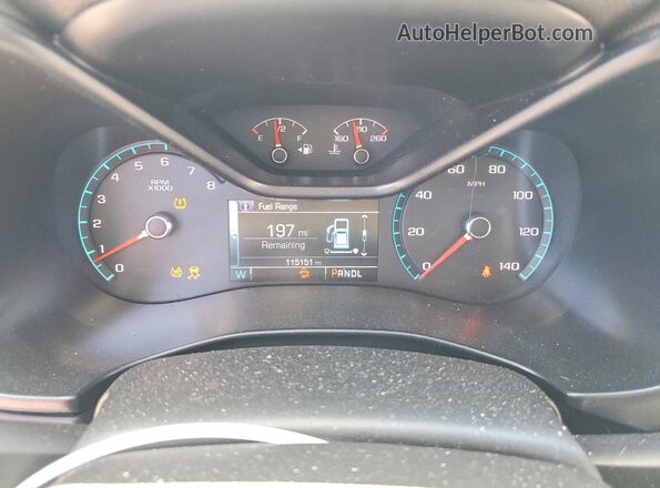 1GCGTCEN6H1285918 2017 CHEVROLET COLORADO Gray ხელსაწყოთა პანელის ხედი