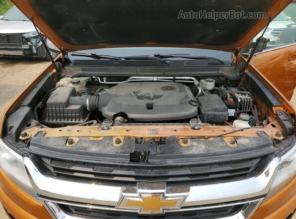 1GCGTCEN6H1289936 2017 CHEVROLET COLORADO Gold Vista interior trasera