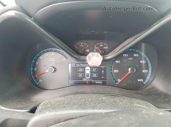 1GCGTCEN6J1146829 2018 CHEVROLET COLORADO Green Vista del cuadro de instrumentos