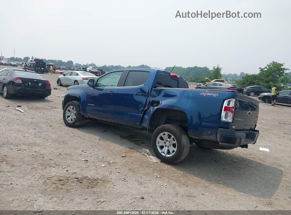 1GCGTCEN6K1276157 2019 CHEVROLET COLORADO Blue Trasero izquierdo