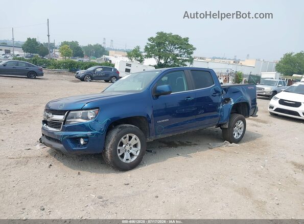 1GCGTCEN6K1276157 2019 CHEVROLET COLORADO Blue Vista tres cuartos delantera izquierda