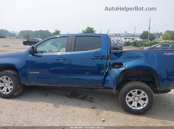1GCGTCEN6K1276157 2019 CHEVROLET COLORADO Blue Vista frontal