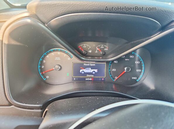 1GCGTCEN7K1183342 2019 CHEVROLET COLORADO Black Вид щитка приладів