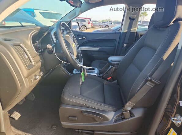 1GCGTCEN7K1183342 2019 CHEVROLET COLORADO Black Вид салону спереду