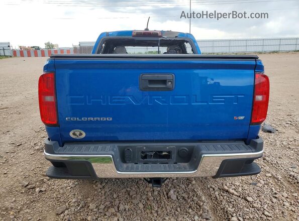 1GCGTCEN7N1293554 2022 CHEVROLET COLORADO Blue Widok z tyłu