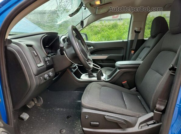 1GCGTCEN7N1304679 2022 CHEVROLET COLORADO Black Widok wnętrza z przodu