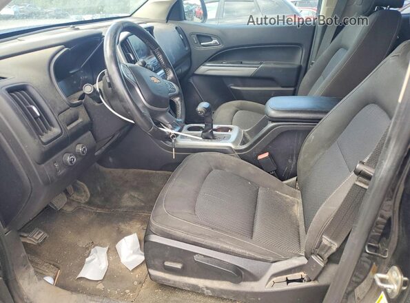 1GCGTCEN8H1329725 2017 CHEVROLET COLORADO Black Widok wnętrza z przodu