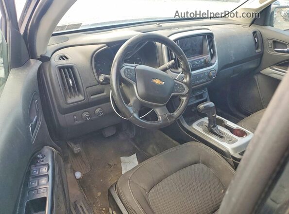 1GCGTCEN8H1329725 2017 CHEVROLET COLORADO Black Widok deski rozdzielczej
