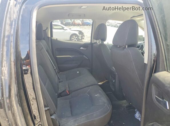 1GCGTCEN8H1329725 2017 CHEVROLET COLORADO Black Widok tylnych siedzeń