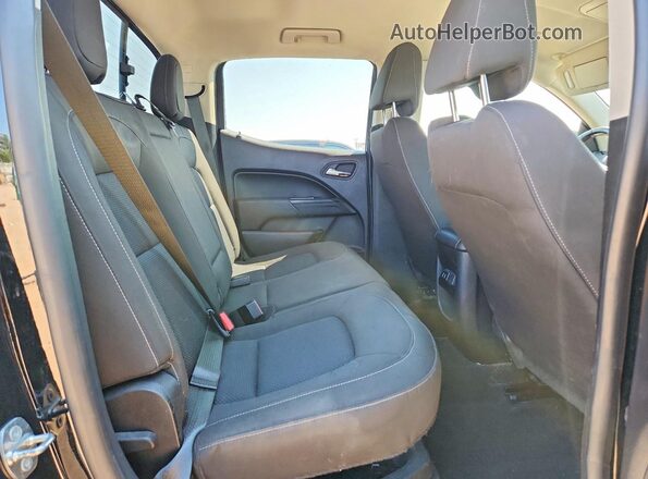 1GCGTCEN8J1148646 2018 CHEVROLET COLORADO Black Rear seats view