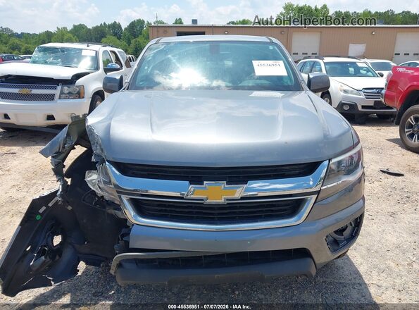 1GCGTCEN8L1238317 2020 CHEVROLET COLORADO Gray Առջևի վահանակի տեսք