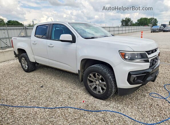 1GCGTCEN8M1100150 2021 CHEVROLET COLORADO White Przód prawy