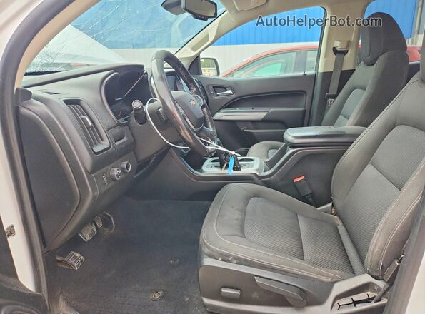 1GCGTCEN8M1100150 2021 CHEVROLET COLORADO White Widok wnętrza z przodu